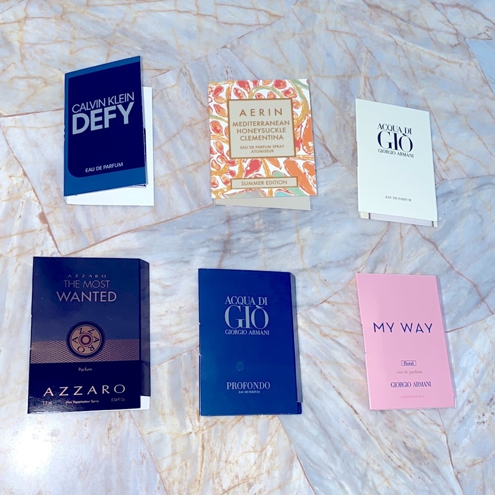 Lot of 6 Mini Designer Set Fragrance Tube - Picture 2 of 16